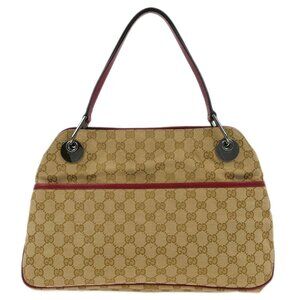 Gucci Beige Canvas GG Hobo Handbag 121023 1956 177517